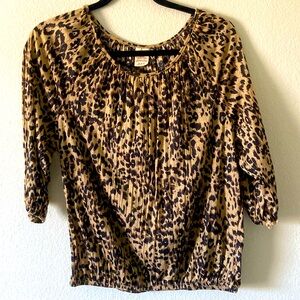 5/$10❤️❤️❤️Faded Glory Leopard Print